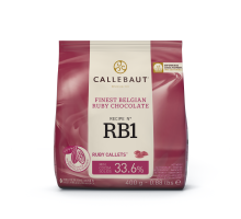 Шоколад рубиновый Callebaut Ruby RB1 400 гр
