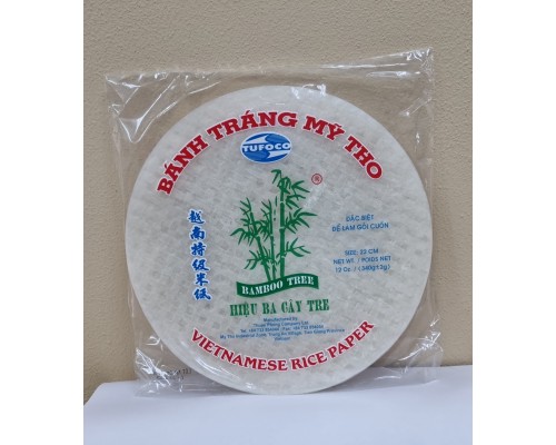 Рисовий папір круглий ( +/- 40 арк ) 22 см Banh Trang My Tho