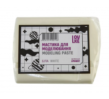 Мастика для моделирования Lovke белая, 500г.