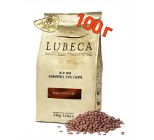 Шоколад зі смаком карамелі Lubeca 33%, 100 г