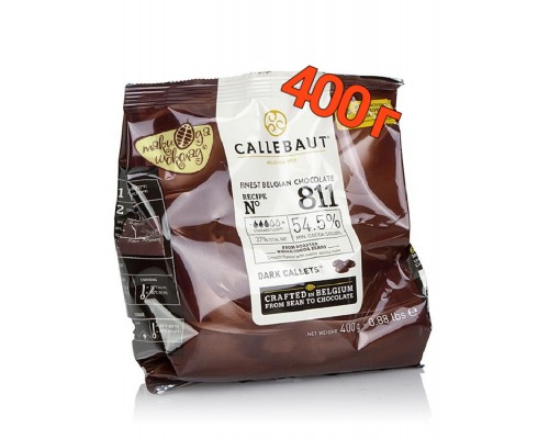 Темний шоколад Callebaut Select №811 54,5%, 400 г