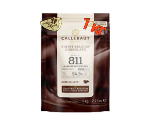 Темний шоколад Callebaut Select №811 54,5%, 1 кг