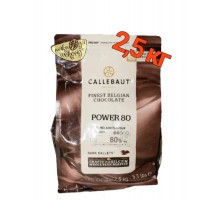 Екстра чорний шоколад Callebaut Power 80%, 2,5 кг