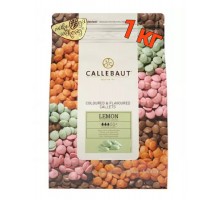 Зелений шоколад Callebaut Lemon зі смаком лимона 1 кг