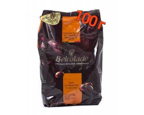 Belcolade Lait Selection 34% – Молочний шоколад 34%, 100 г