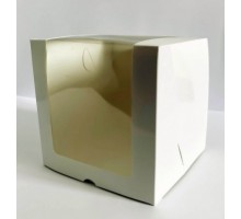 Коробка белая глянцевая (200*200*200)