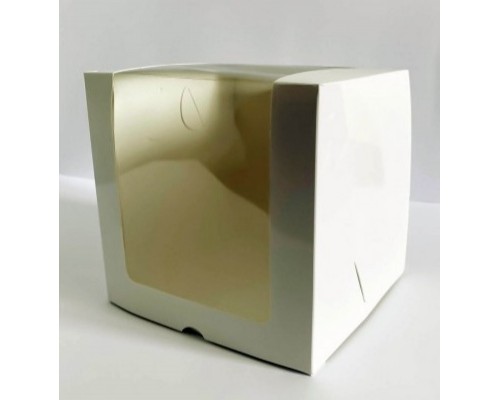 Коробка біла глянцева (200*200*200)
