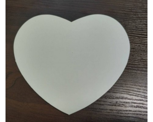 Подкладка тонкая сердце (170*155 мм)