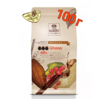 Молочный шоколад Cacao Barry Ghana, 100 г