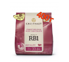 Шоколад рубиновый Callebaut Ruby RB1 400 гр