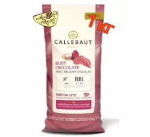Шоколад рубиновый Callebaut Ruby RB1, 1 кг