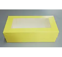 Коробка для рулетов желтая (330 Х 150 Х 110)