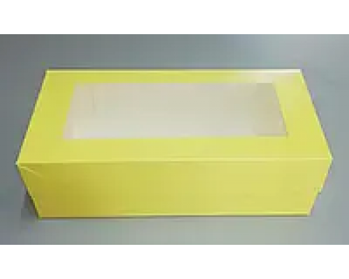 Коробка для рулетів жовта (330 Х 150 Х 110)
