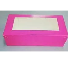 Коробка для рулетов розовая (330 Х 150 Х 110)
