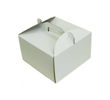 Коробка (250 Х 250 Х 150), Белая, Для торта