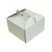 Коробка (250 Х 250 Х 150), Біла, Для торта