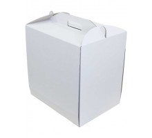 Коробка (400 Х 300 Х 400), Белая, Для тортов