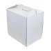 Коробка (400 Х 300 Х 400), Белая, Для тортов