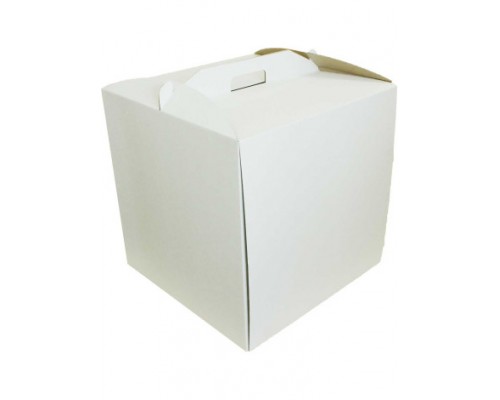 Коробка (450 Х 450 Х 450), Белая, для тортов