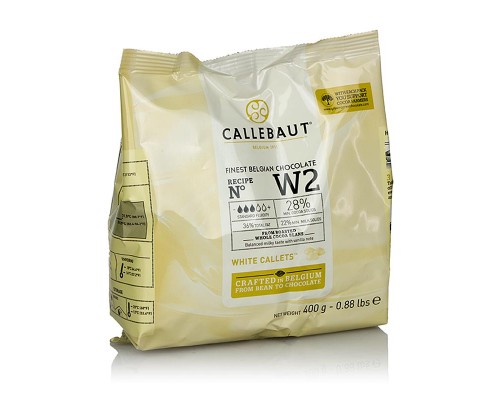 Білий шоколад Callebaut Select W2 28% упаковка 400 г