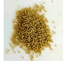Сахарные шарики золотые 2 мм, 50 г