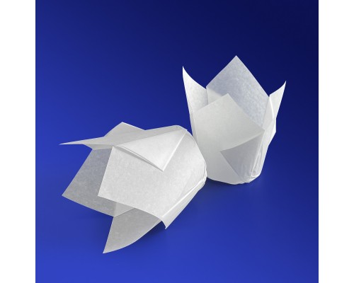Формы бумажные белый тюльпан (уп-267 шт)