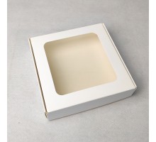 Коробка для макаронс белая (150 Х 150 Х 50)