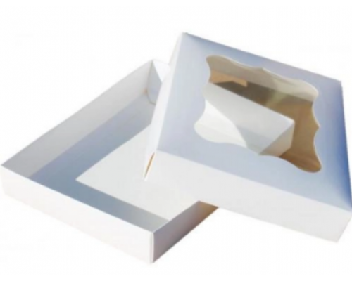 Коробка біла (150 Х 150 Х 30)