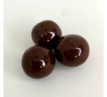 Хрустящие шоколадные шарики черные 16 мм, 100 г
