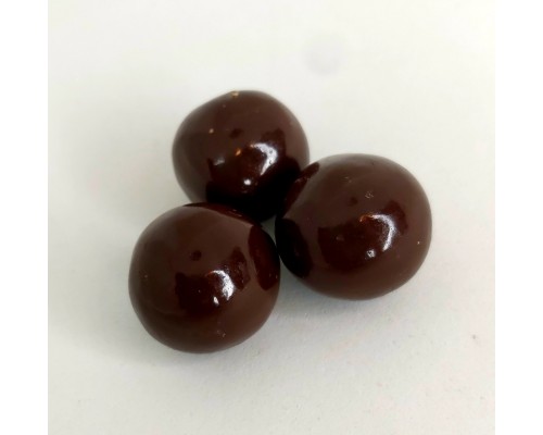 Хрустящие шоколадные шарики черные 16 мм, 100 г