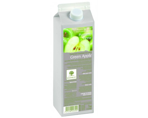 Пюре із зелених яблук RAVIFRUIT GREEN APPLE в тетрапаку 1кг