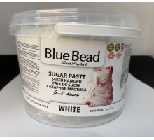 Мастика кондитерська Blue Bead біла, 1 кг