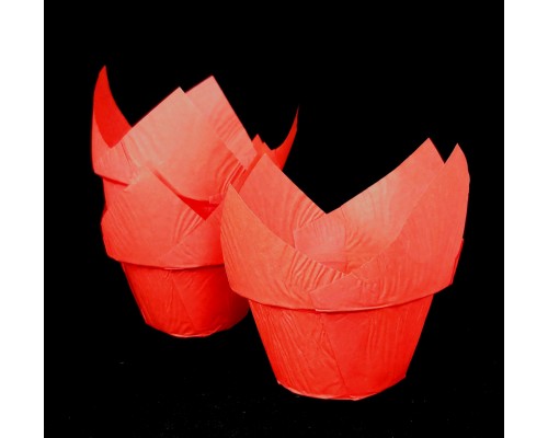 Форми тюльпани із борт 150/150 червоні 12 шт