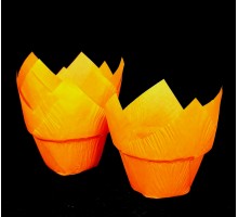 Форми тюльпани із борт 150/150 помаранчеві 12 шт