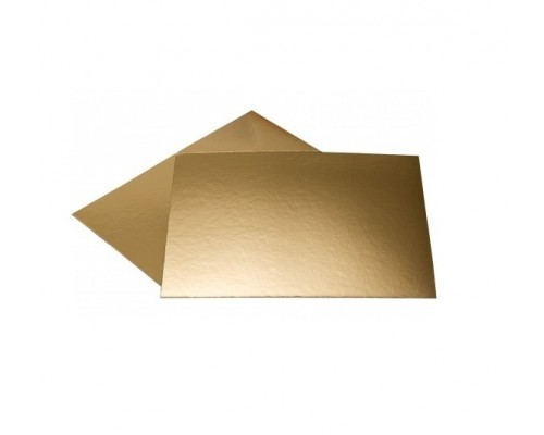 Підкладка прямокутна золота 30х40, h-3мм
