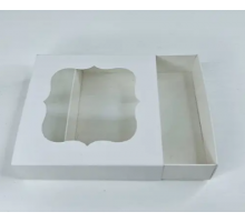 Коробка біла - вікно (120*120*30)