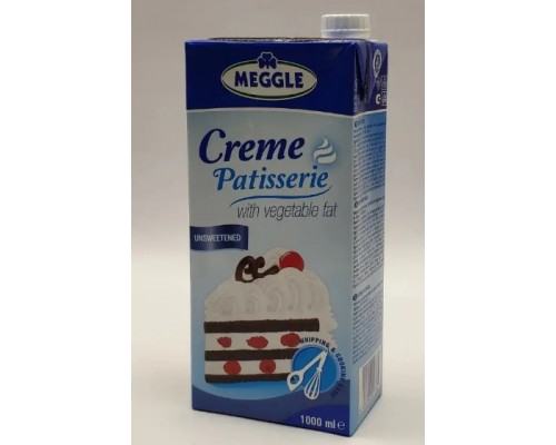 Рослинні вершки без цукру «Creme Patisserie» 25%, Meggle