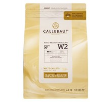 Білий шоколад Callebaut Select W2 28% упаковка 2,5 кг 