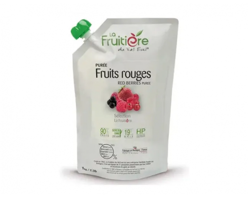 Пюре пастеризоване La Fruitière Червоні ягоди, 1кг