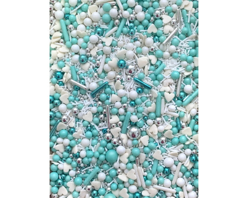 Посипка цукрова мікс Лазурний, 50г