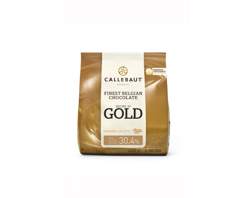 Белый шоколад GOLD 30,4% с карамельным вкусом