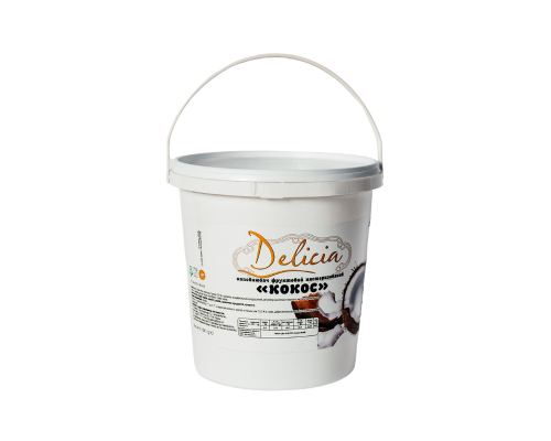 Начинка Delicia "Кокос " з шматочками 1 кг Начинка Delicia "Кокос " з шматочками 1 кг