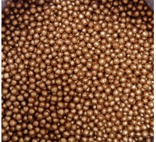 Рисовые шарики в шоколаде бронзовые (3 мм) 25 г