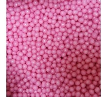 Рисовые шарики в шоколаде розовые (3 мм) 25 г