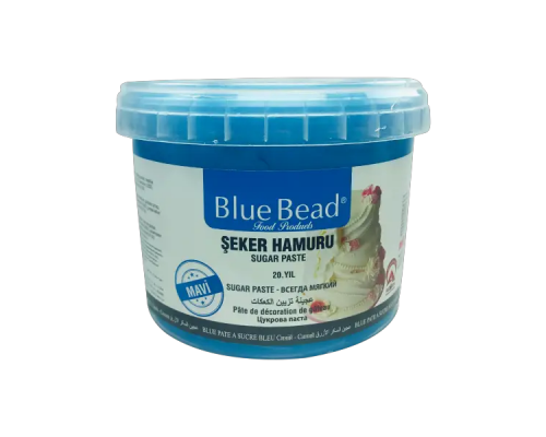 Мастика кондитерская голубая Blue Bead 1кг