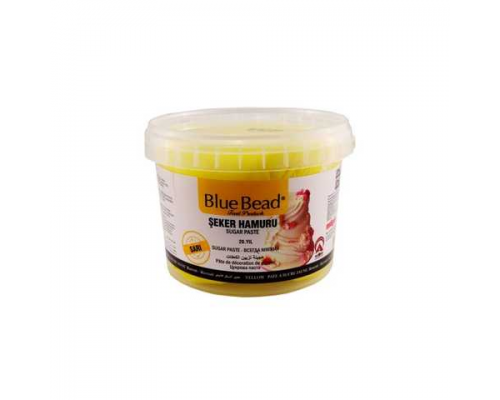 Мастика кондитерская желтая Blue Bead 1кг