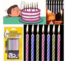 Незадувні  свічки , (10шт)