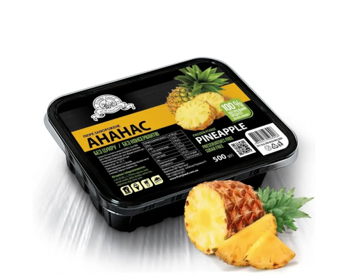 Заморожене пюре Ананас FRUITY LAND 500 г