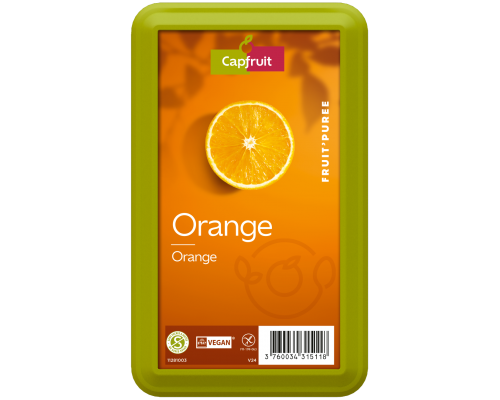 Заморожене пюре апельсин Capfruit, 1 кг