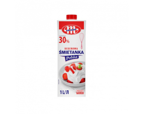 Вершки тваринні 30% «SMIETANKA» 1 л